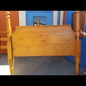 California King 4 post bed with matching dresser